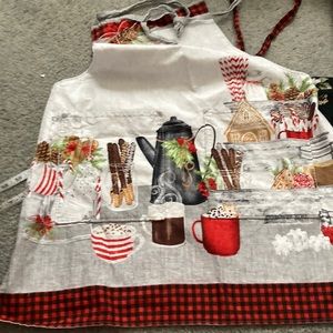 Christmas baking apron one size fits most great condition